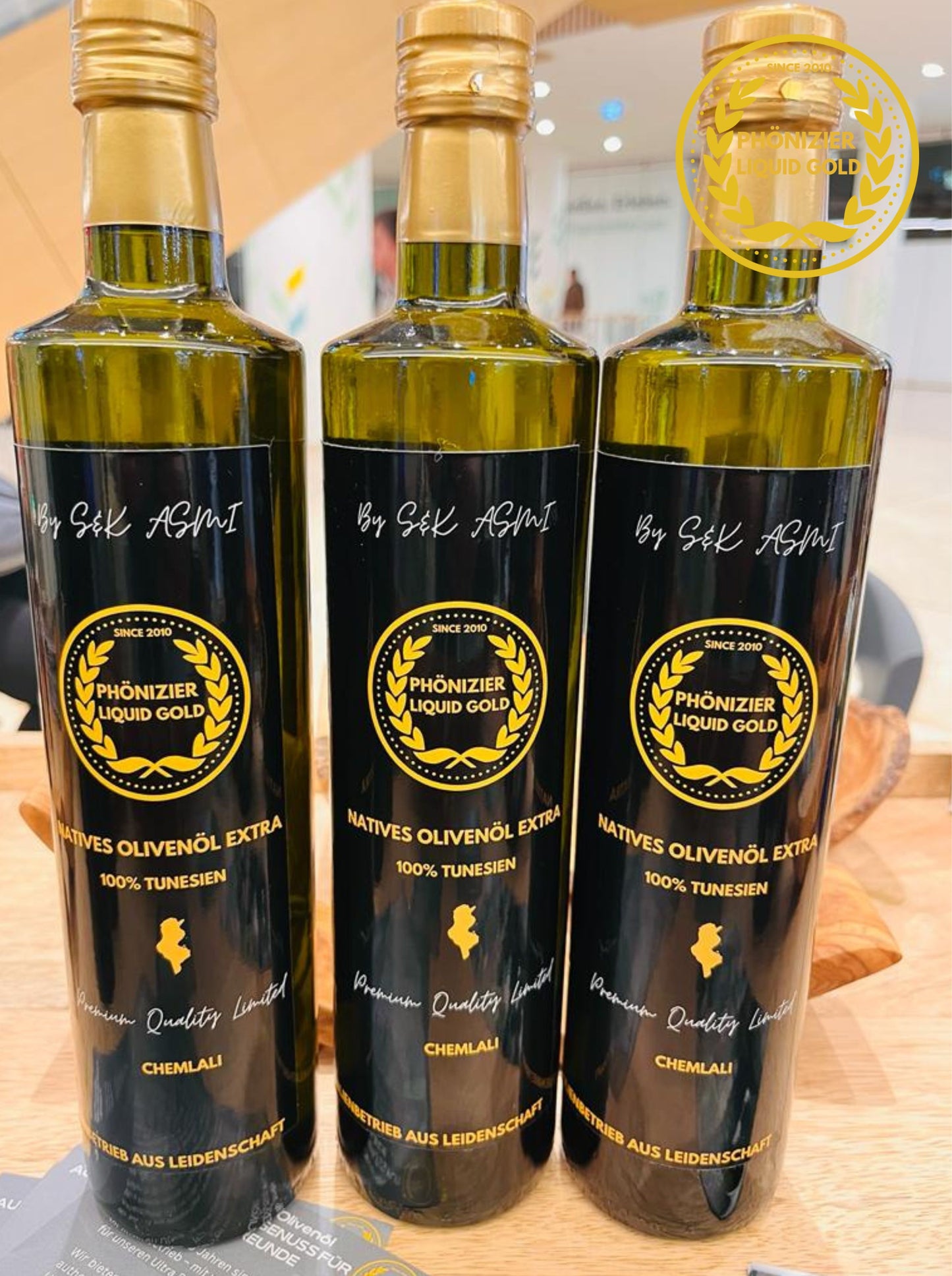 Ernte 2021/ 2022 Phönizier Liquid Gold - CHEMLALI Natives Olivenöl Extra Virgin 750 ml niedriger Säuregehalt
