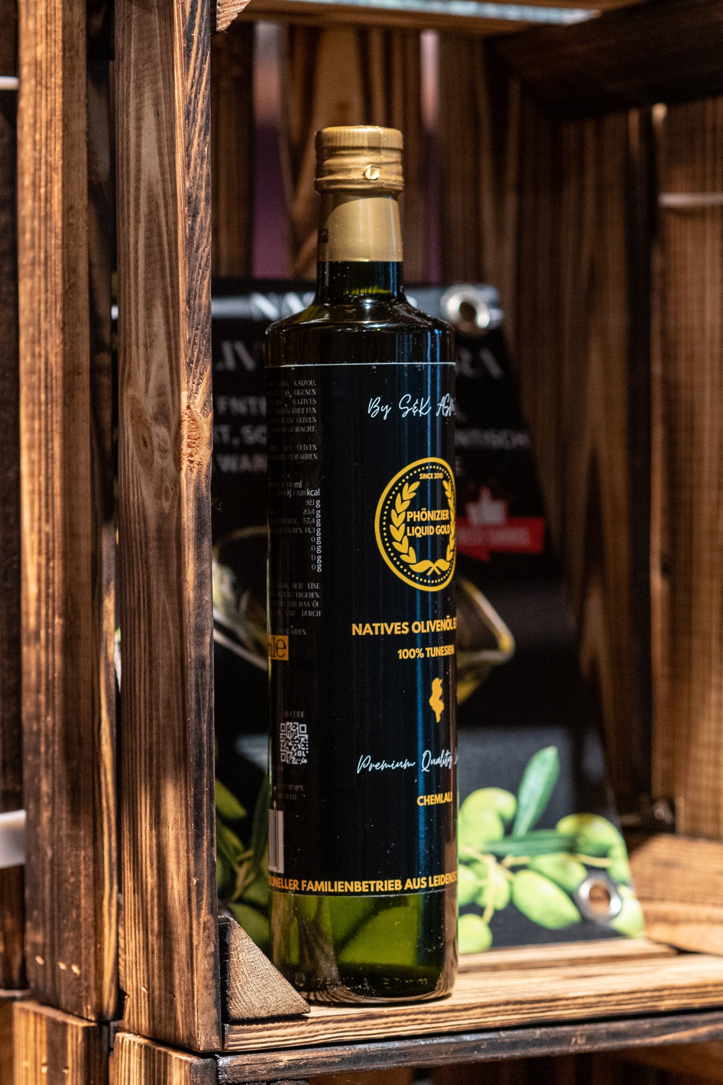 Ernte 2021/ 2022 Phönizier Liquid Gold - CHEMLALI Natives Olivenöl Extra Virgin 750 ml niedriger Säuregehalt